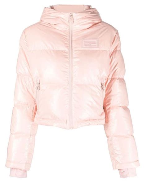 fendi puffer jacket pink|fendi puffer jacket reversible.